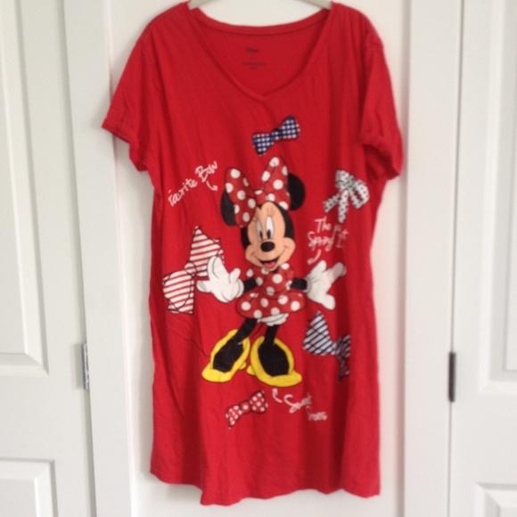 Minnie Mouse Bow Night Gown